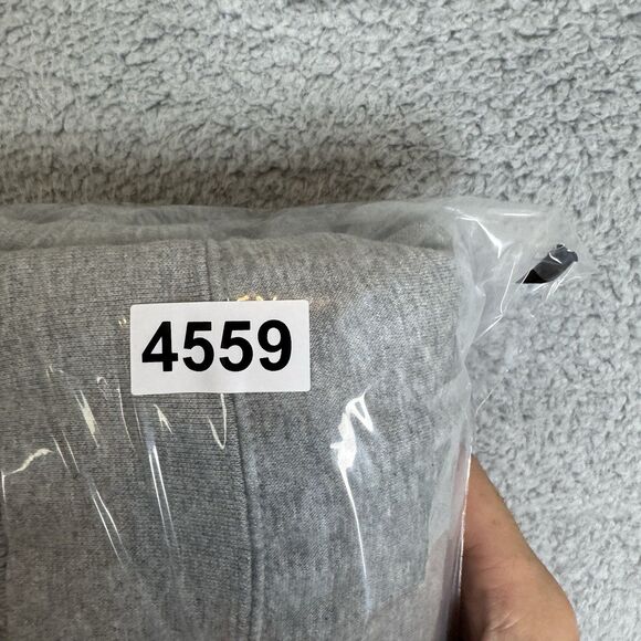 S Nike Hoodie Womens XXL Grey Pullover Swoosh Sweatshirt Casual Active - Picture 8 of 8